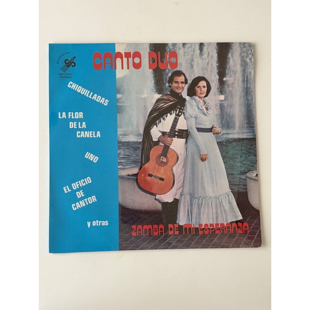 Canta Duo Zamba De Mi Esperanza LP Condor Pasa DCP-LP-011 Shrink Import Mex EX